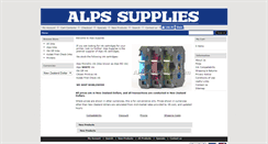 Desktop Screenshot of alps-supplies.com