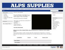 Tablet Screenshot of alps-supplies.com